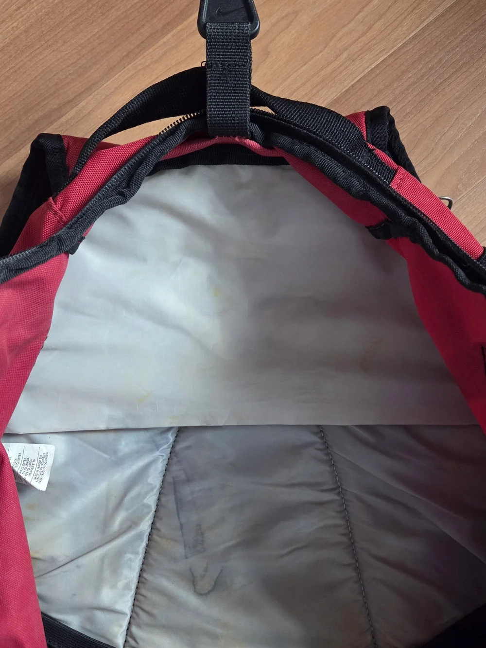 Vintage, Nike, Swingman Baseball Backpack, in Red, Rare and Hard to Find